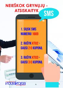 Novakopa A4 atsiskaityk SMS