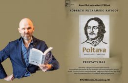 Kviečiame į Roberto Petrausko knygos „Poltava“ pristatymą