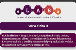 eLABa 1.23 versijos diegimas