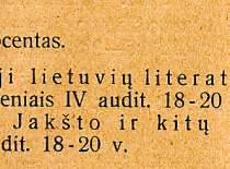 1926 m. Rudens semestras