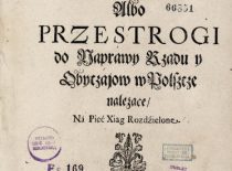 SATYROS ARBA PERSPĖJIMAI skirti pataisyti valdžią ir papročius Lenkijoje. Padalinti į penkias knygas. 1652 Viešpaties metais.