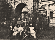 Lietuvos taikos delegacija Maskva, 1920 m. P. Klimas stovi antras iš dešinės