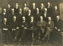 VI-asis Kazio Griniaus ministrų kabinetas 1920–1922 m. P. Klimas stovi viršutinėje eilėje antras iš dešinės