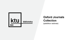 Oxford Journals Collection (paieškos vadovas) pav. 2023-01