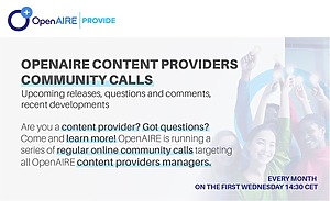 PROVIDE Community Calls