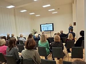 Susitikimas su prof. dr. D. Kučinsku apie M. K. Čiurlionio kūrybos atspindžius jo leidiniuose