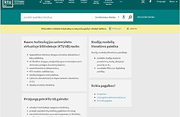 KTU virtualioji biblioteka – informacijos ištekliai vienoje vietoje!