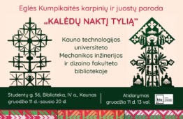 Kviečiame į parodą „Kalėdų naktį tylią“ ir jos atidarymą