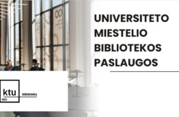 Universiteto miestelio bibliotekos paslaugos