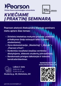 Kviečiame į Pearson seminarą