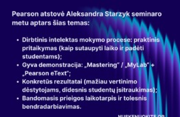 Kvietimas į Pearson atstovų vizitą KTU bibliotekoje