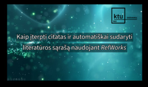 Kaip įterpti citatas MS Word