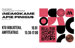 Kviečiame studentus į finansinio ra&scaron;tingumo forumą